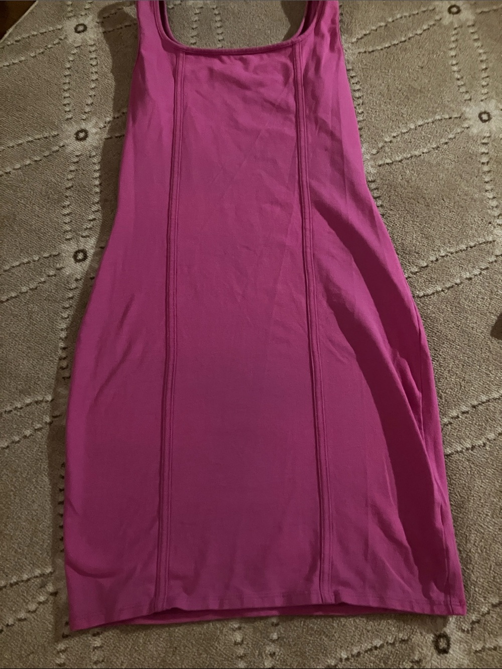 wild fable Fitted Sleeveless Dress - Magenta